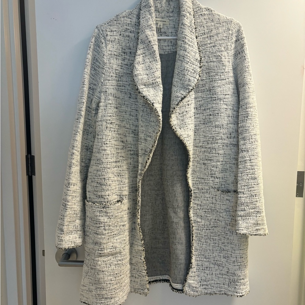 Max Studio Monochrome Textured Blazer